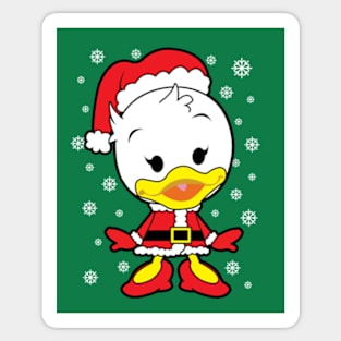 Daisy Duck Christmas Sticker